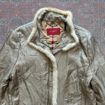 Burberry Fur Jacket - Large